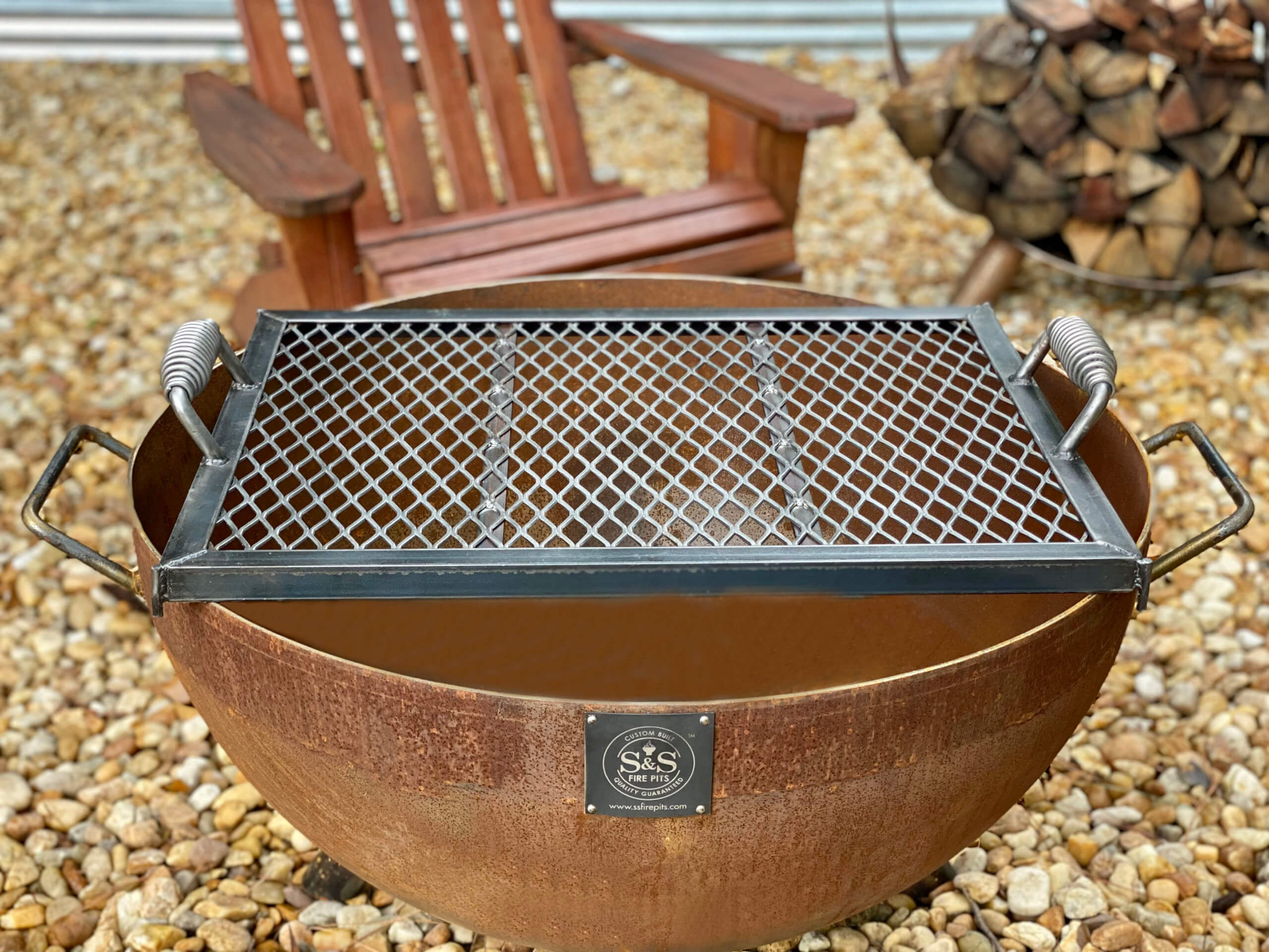 30 Heavy Duty Handcrafted Fire Pit, Heavy Fire Pit