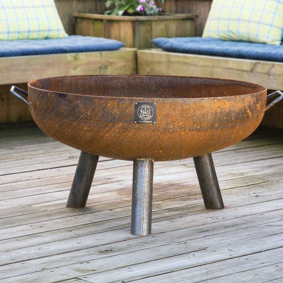 36” Elliptical Fire Pit on Legs