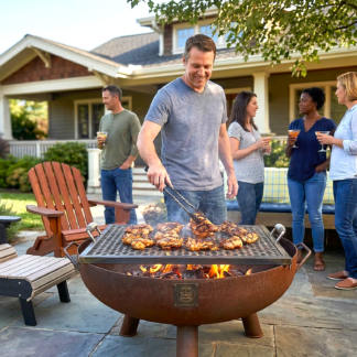 Heavy Duty Handcrafted Cooking Grate For 36" Fire Pit