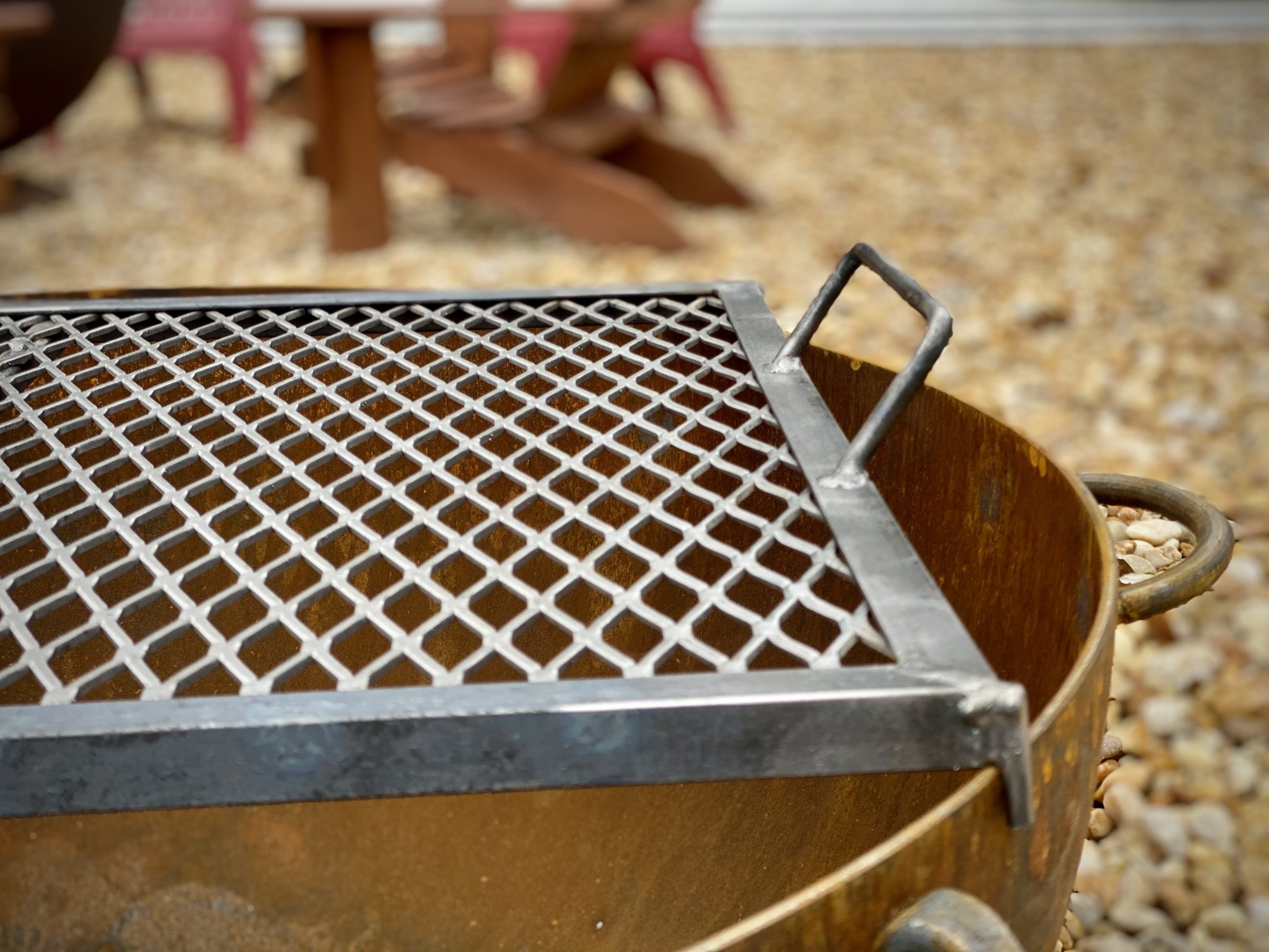 42 Heavy Duty Handcrafted Fire Pit Cooking Grate Custom Fire Pits   Cooking Grate 02 2048x1536 