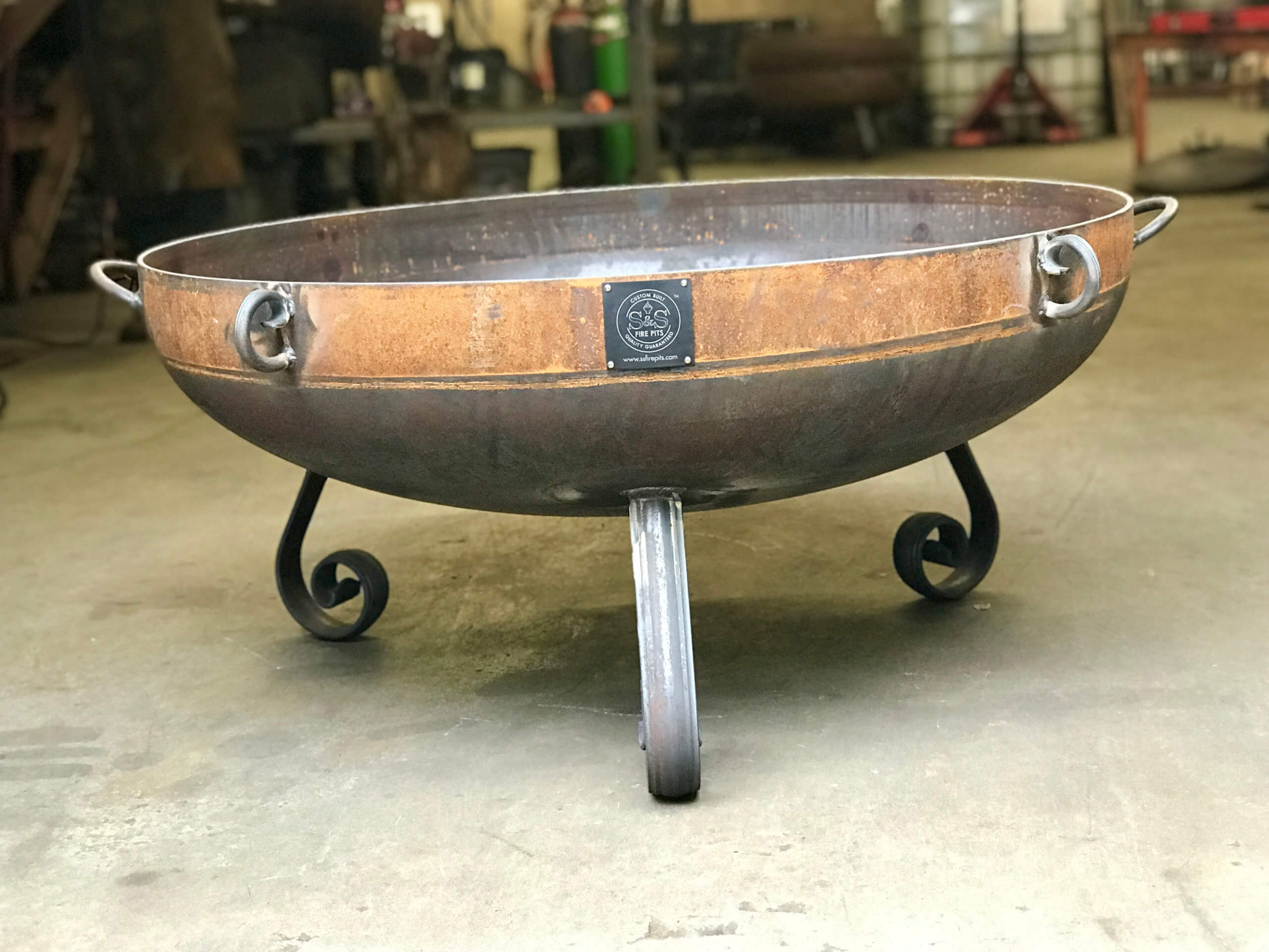 Carbon Steel Handcrafted Cooking Tool Set, Custom Fire Pits, Custom Fire  Pit For Sale