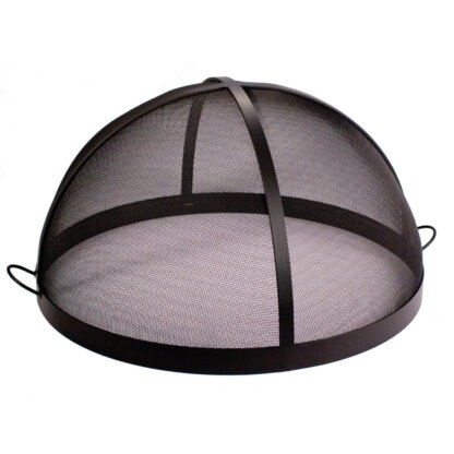37″ Dome Lift Off Fire Pit Screen – Carbon Steel