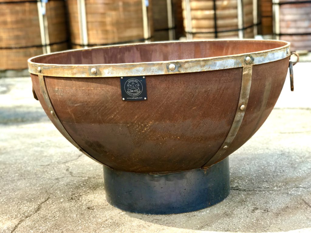 37” Hemisphere Cauldron Fire Pit Custom Fire Pits