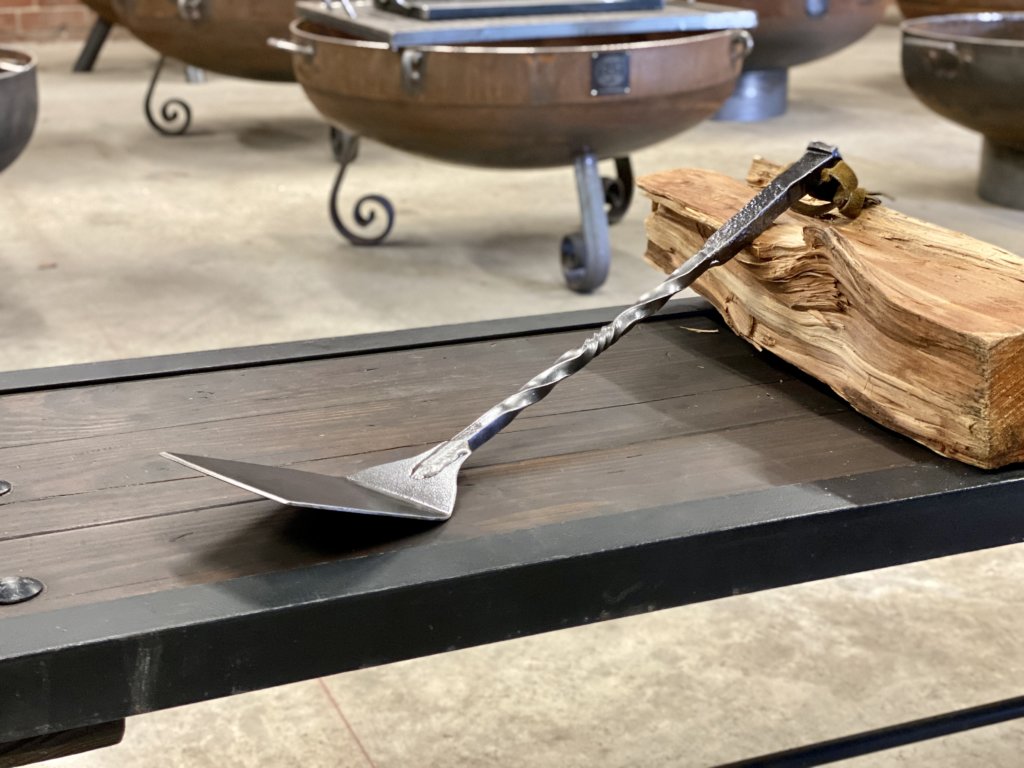 Carbon Steel Handcrafted Cooking Tool Set Custom Fire Pit Cooking