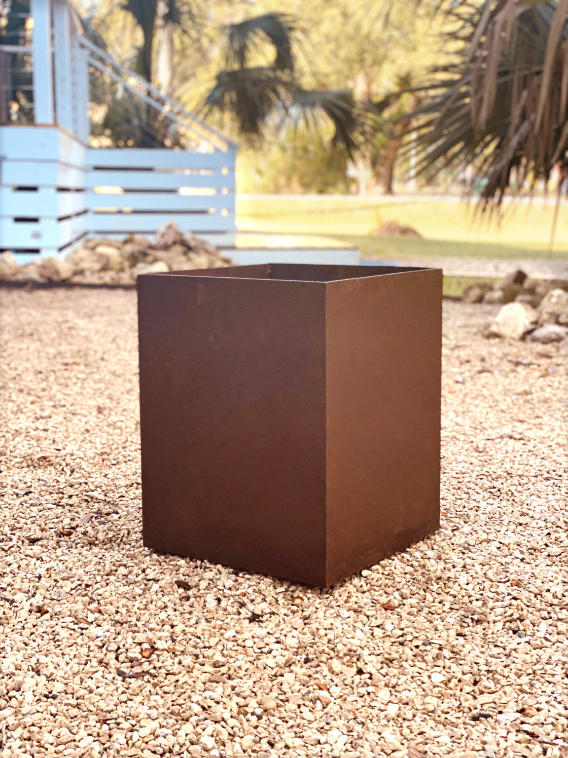 Corten Steel Planter Box 24x24x24 With Shelf 24X24 Steel Planter   Corten Box Oxidized 1 1152x1536 