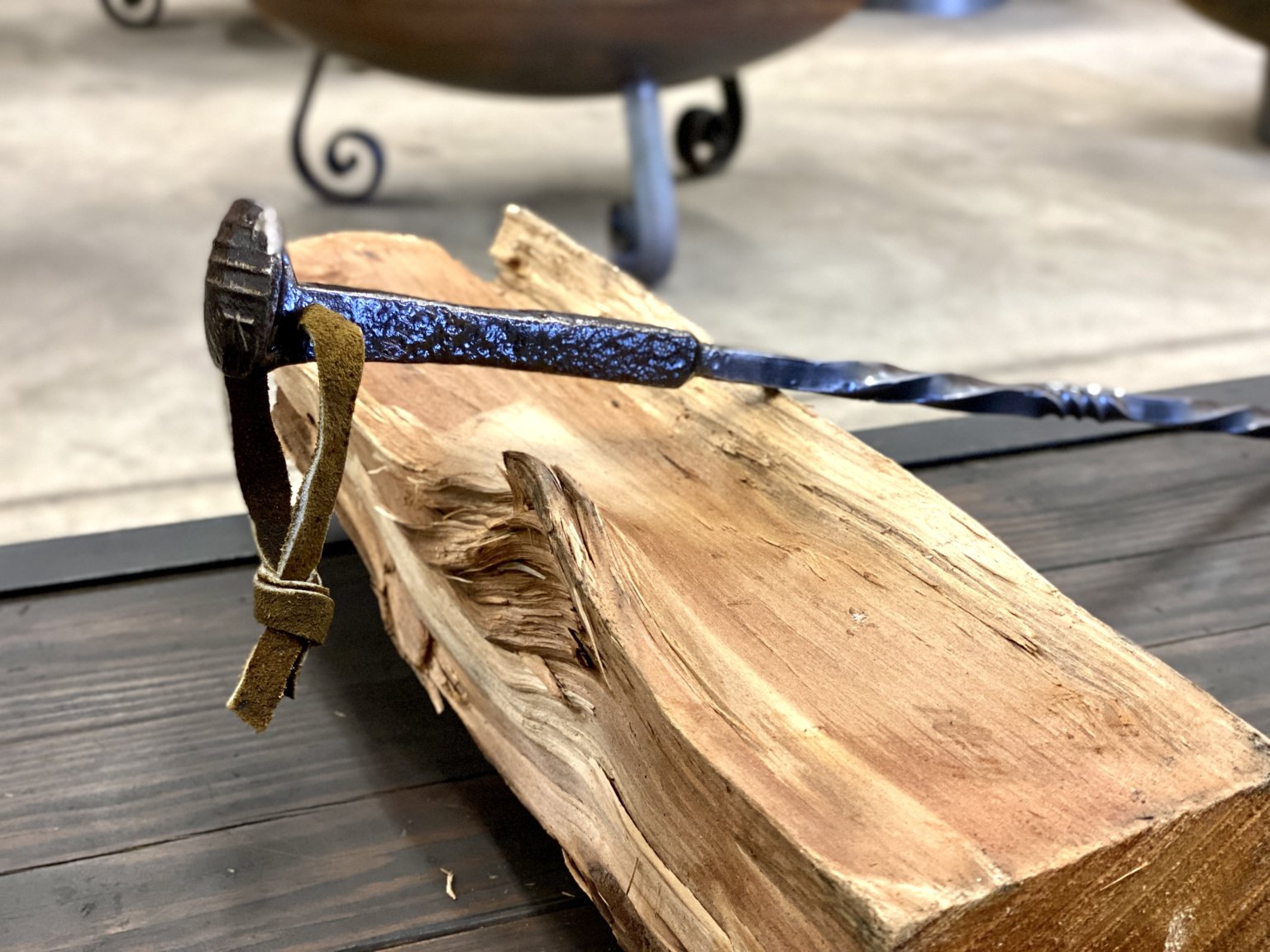 Carbon Steel Handcrafted Cooking Tool Set Custom Fire Pit Cooking