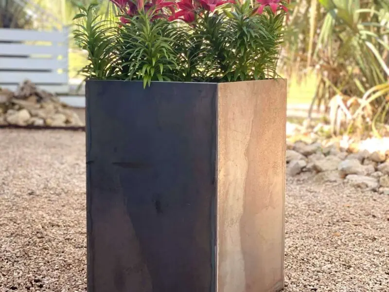 S&S Fire Pits Corten Box 16X16X