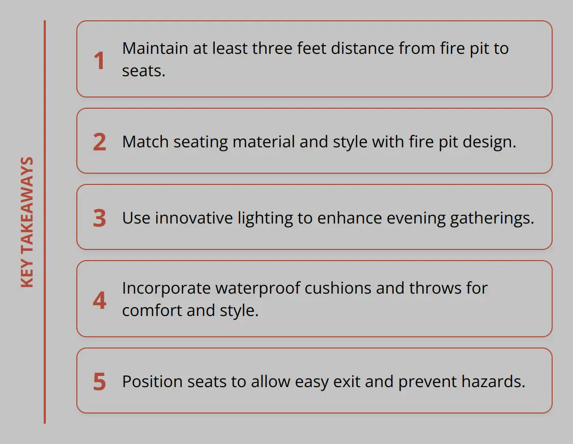 Key Takeaways - Fire Pit Seating Arrangements [Beginner&Apos;S Guide]