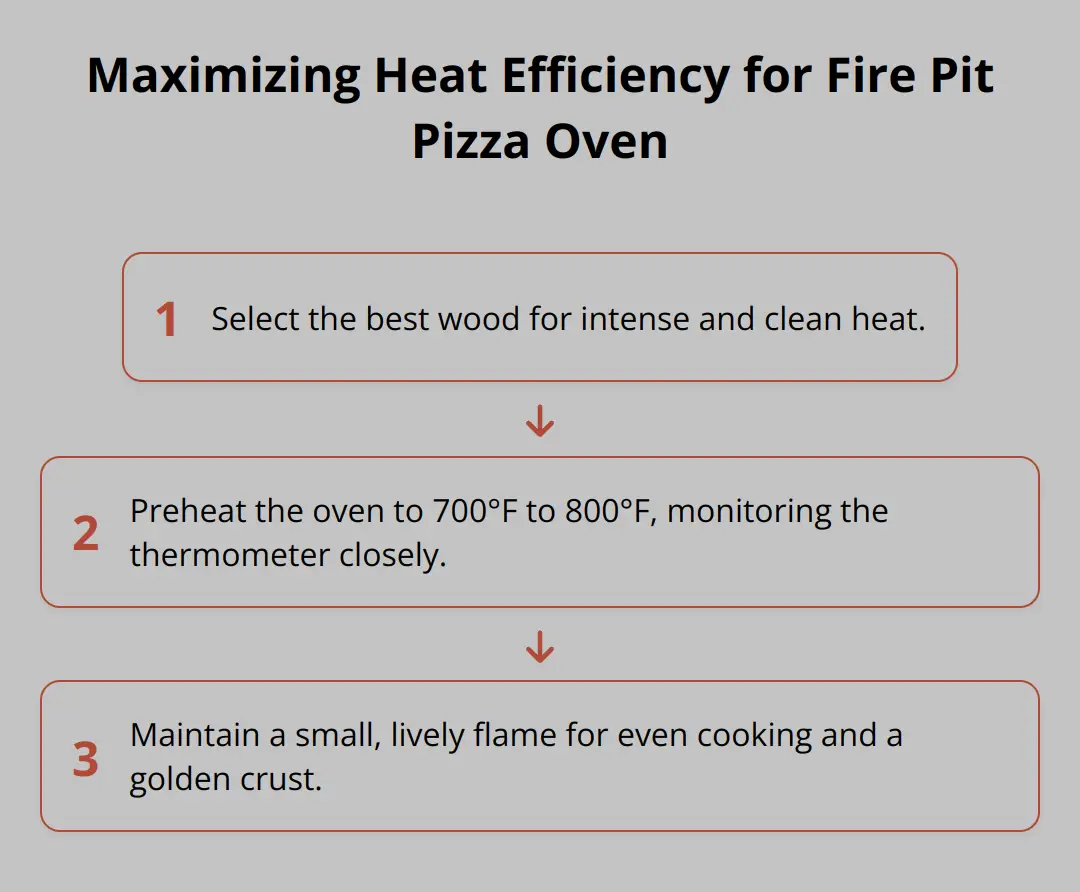 Flow Chart - Maximizing Heat Efficiency For Fire Pit Pizza Oven