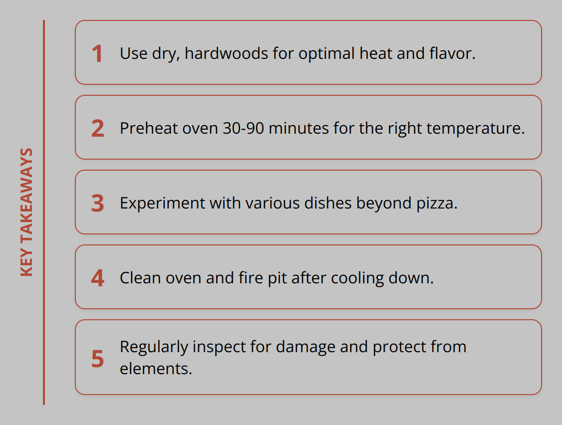 Key Takeaways - Fire Pit Pizza Oven Explained