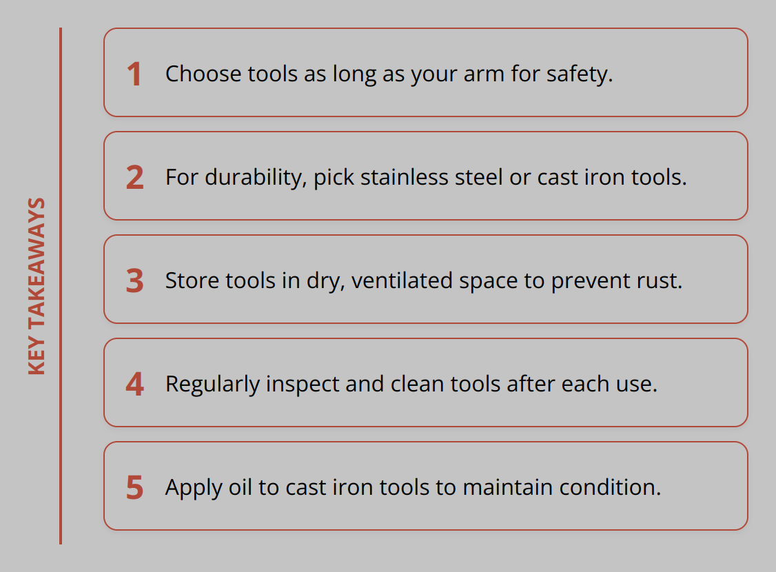 Key Takeaways - Fire Pit Tool Sets: Essential Guide