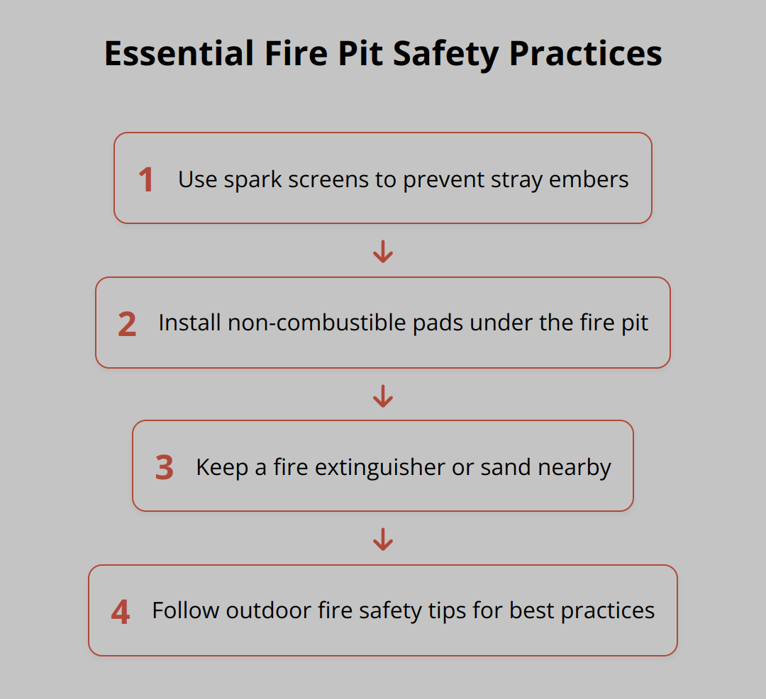 Flow Chart - Essential Fire Pit Safety Practices