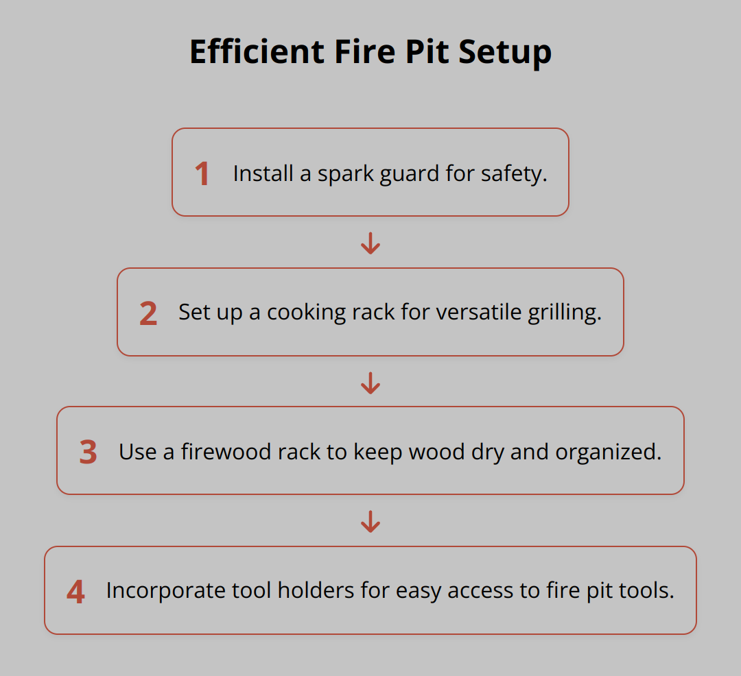 Flow Chart - Efficient Fire Pit Setup