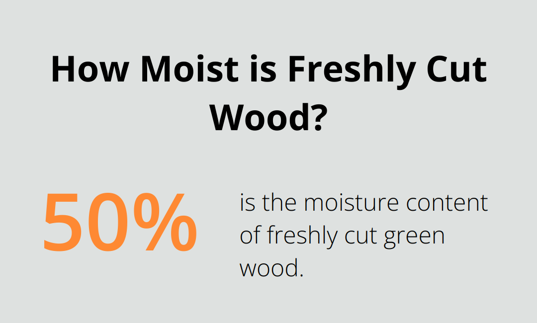 How Moist is Freshly Cut Wood?