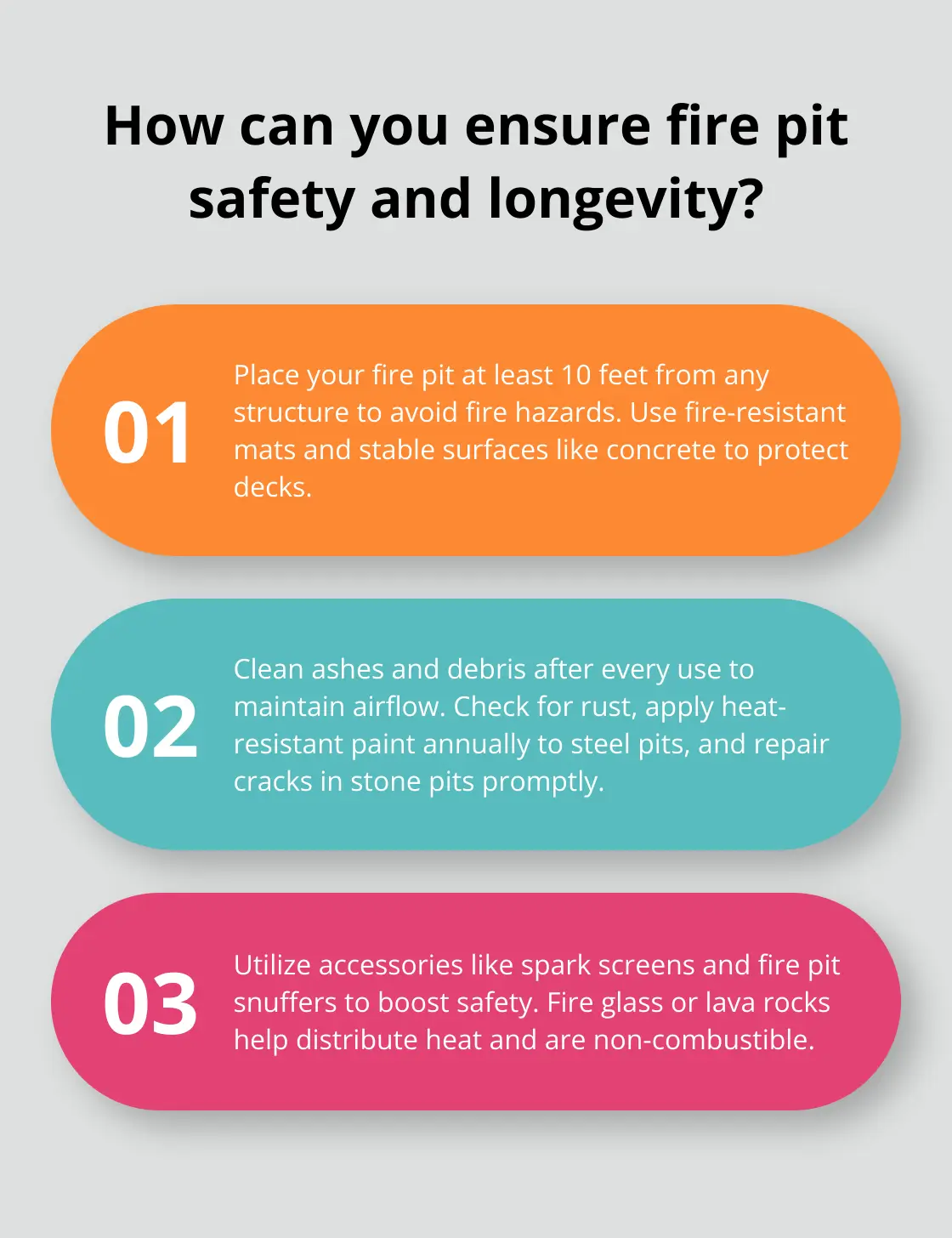 Fact - How Can You Ensure Fire Pit Safety And Longevity?