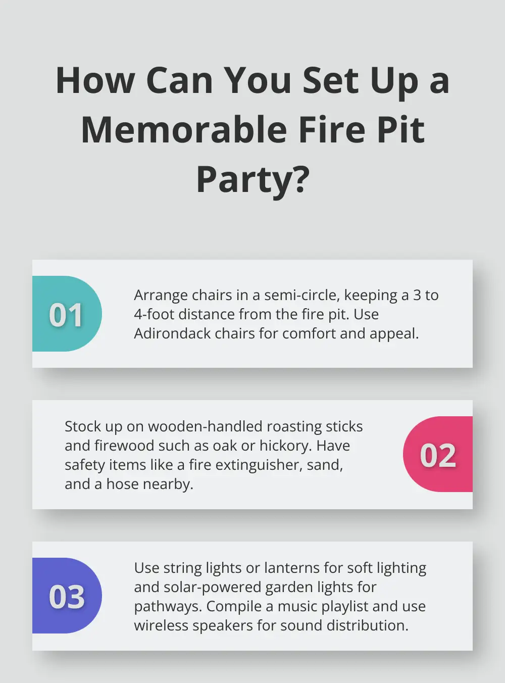 Fact - How Can You Set Up A Memorable Fire Pit Party?