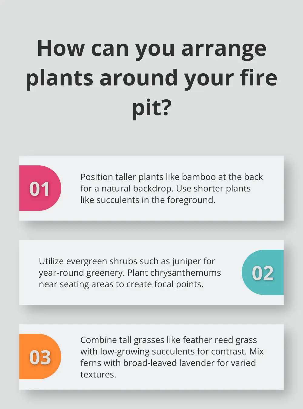Fact - How Can You Arrange Plants Around Your Fire Pit?