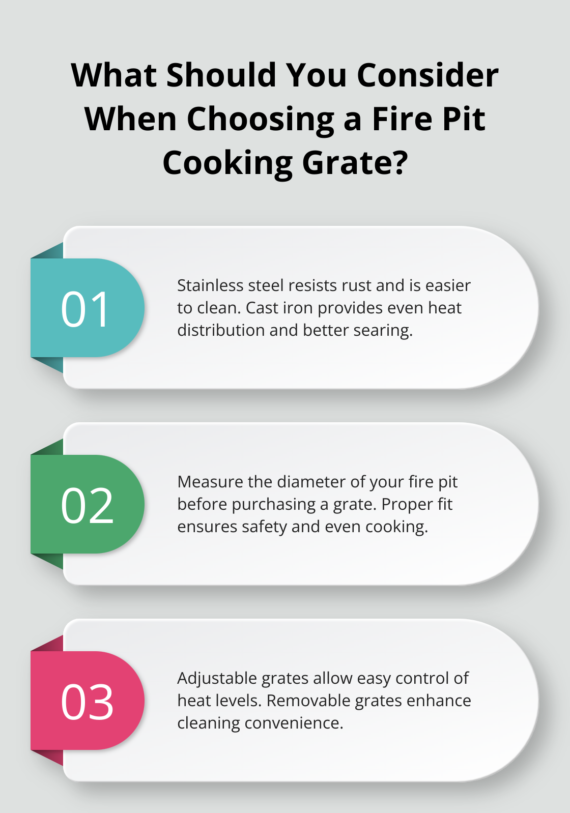 Fact - What Should You Consider When Choosing a Fire Pit Cooking Grate?