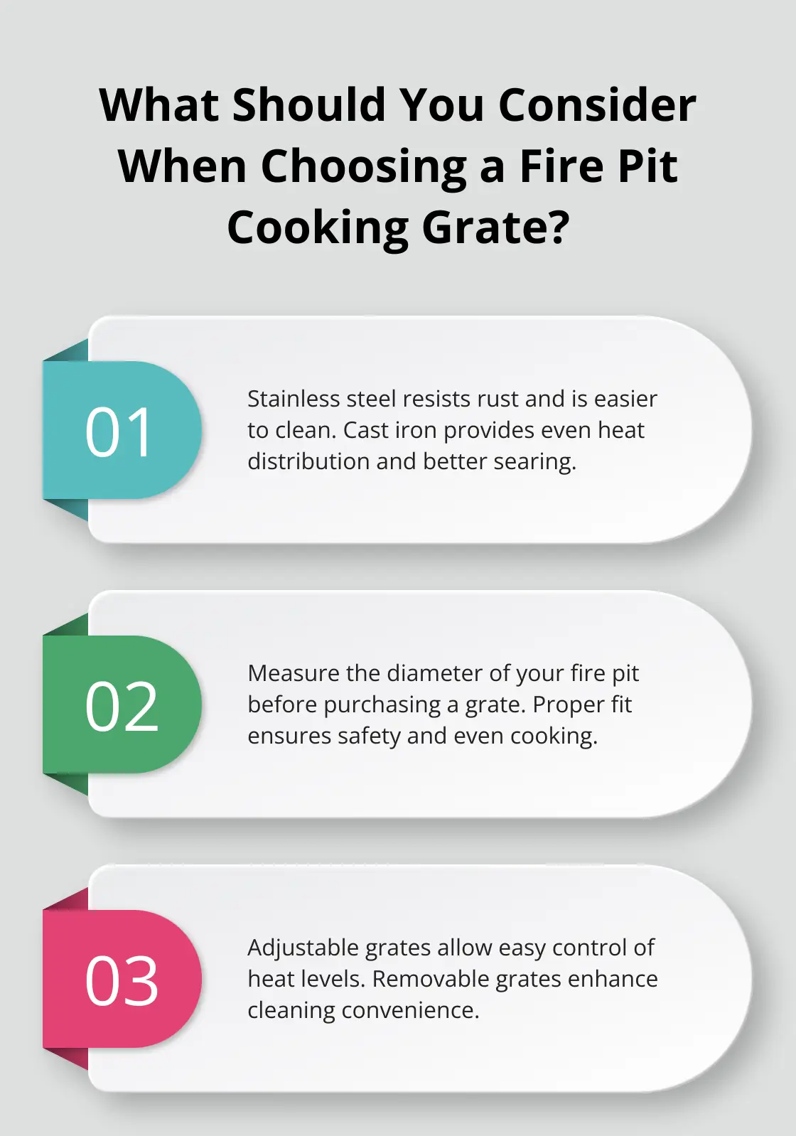 Fact - What Should You Consider When Choosing A Fire Pit Cooking Grate?