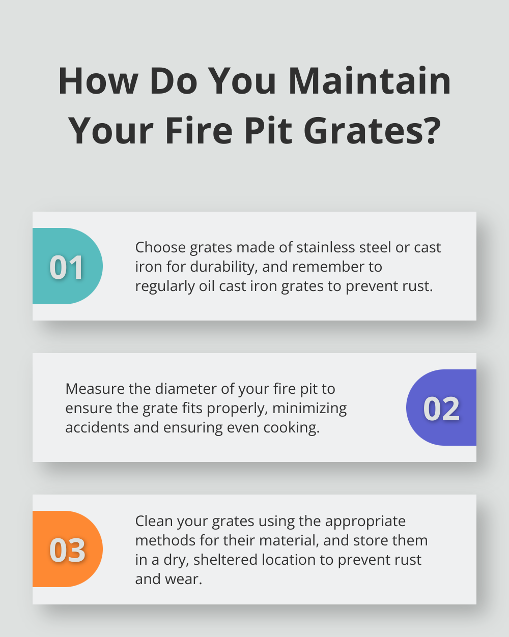 Fact - How Do You Maintain Your Fire Pit Grates?