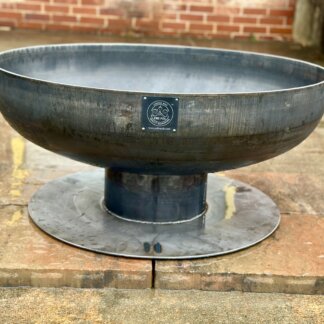 36” Elliptical Fire Pit on Ring Base