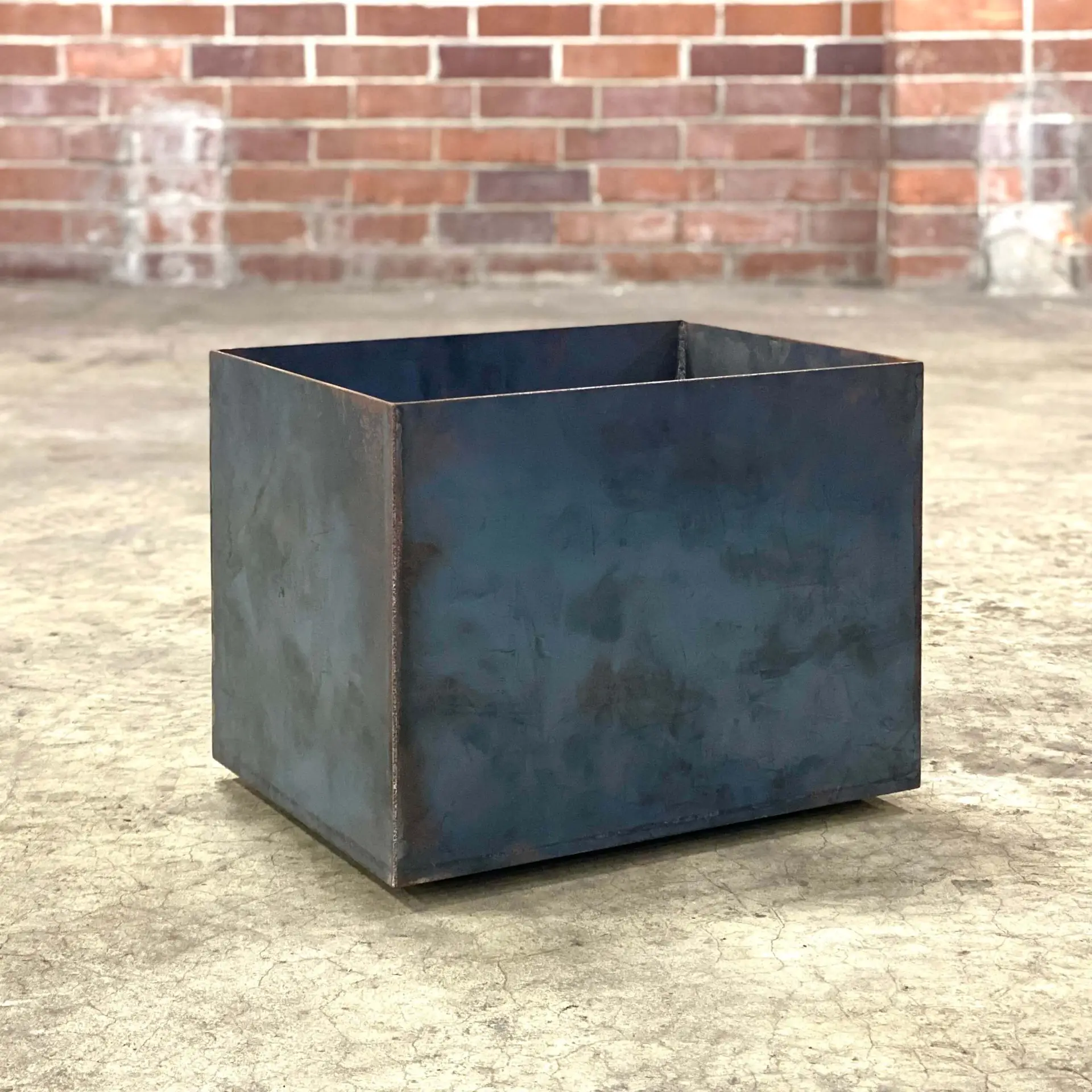 S&Amp;S Fire Pits X12X12 Corten Box Floating Scaled