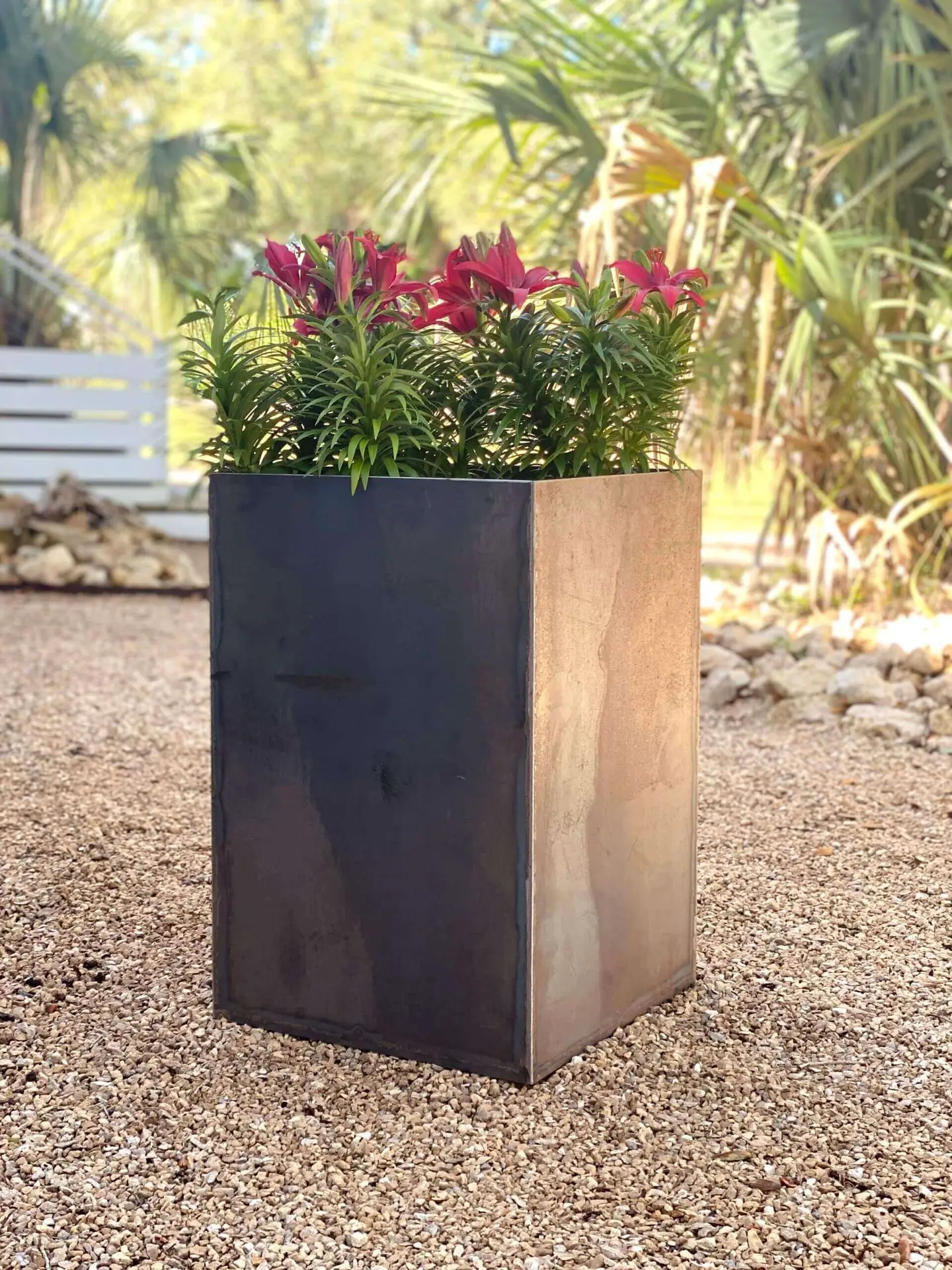 S&Amp;S Fire Pits Corten Box 16X16X