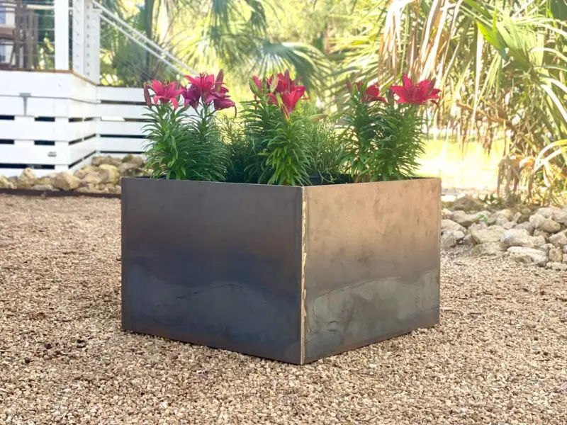 S&S Fire Pits Corten Box 24X24X16 03 Scaled