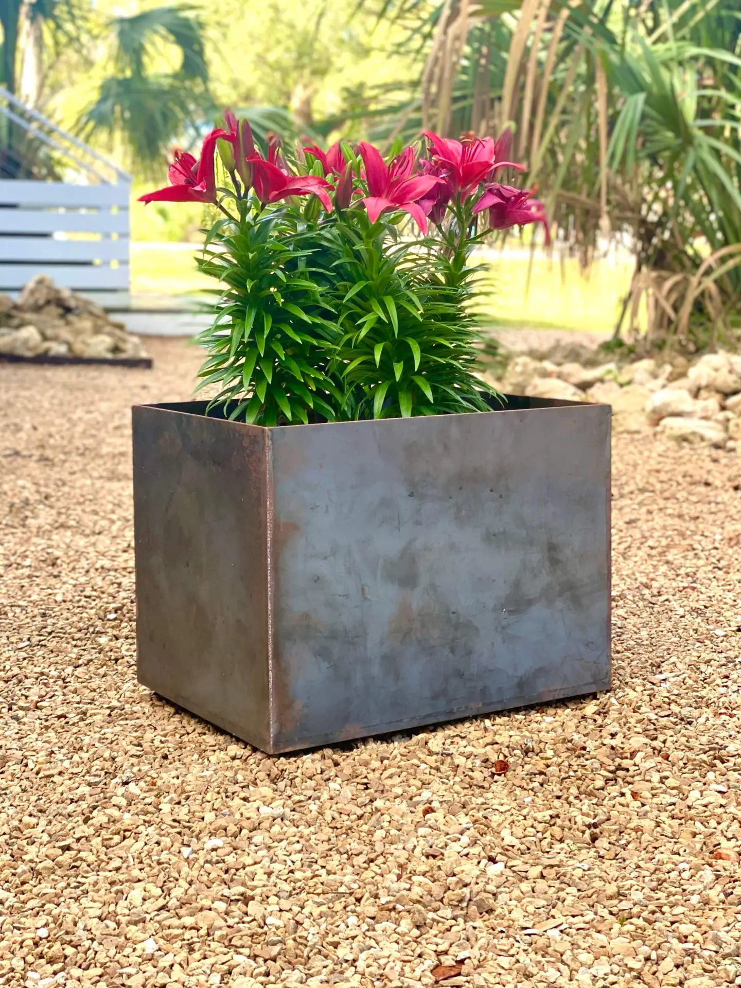 Corten Planter Box 16X12X12