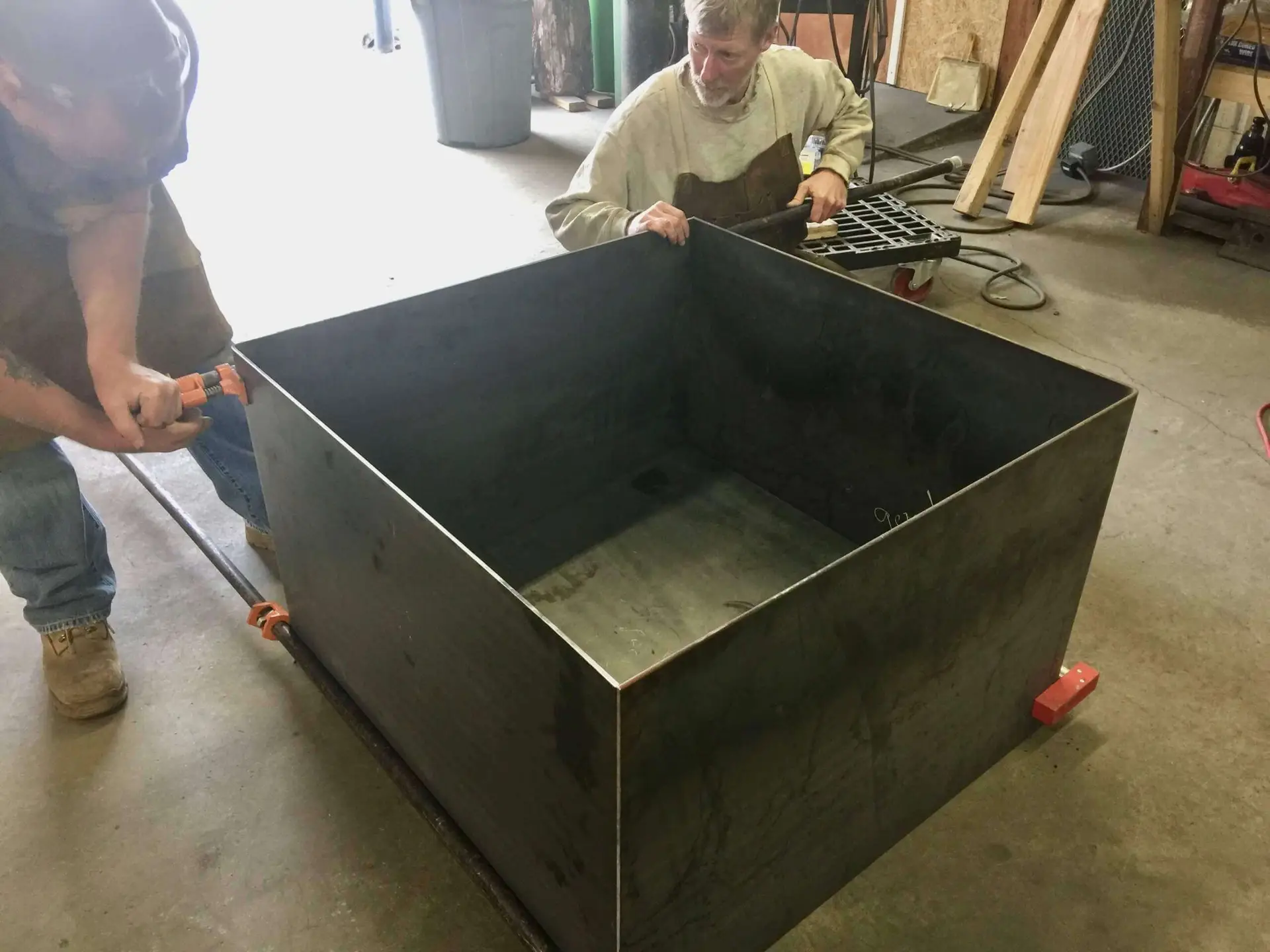 S&Amp;S Fire Pits Custom Corten Box