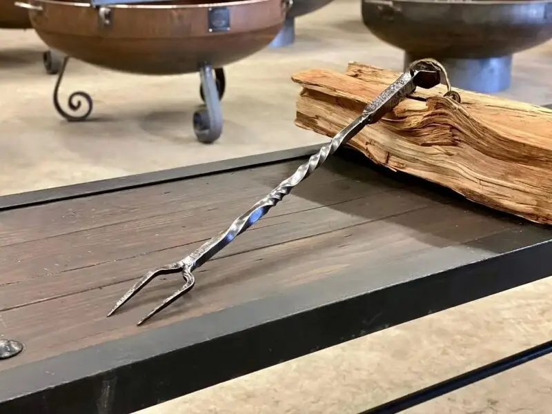 Carbon Steel Forged Meat Turning Fork