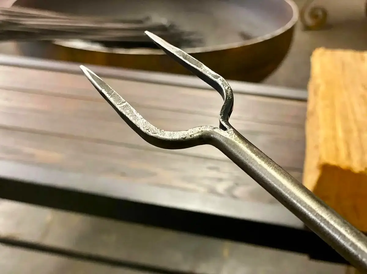 Set Of 2 Handcrafted Marshmallow And Hot Dog Forks