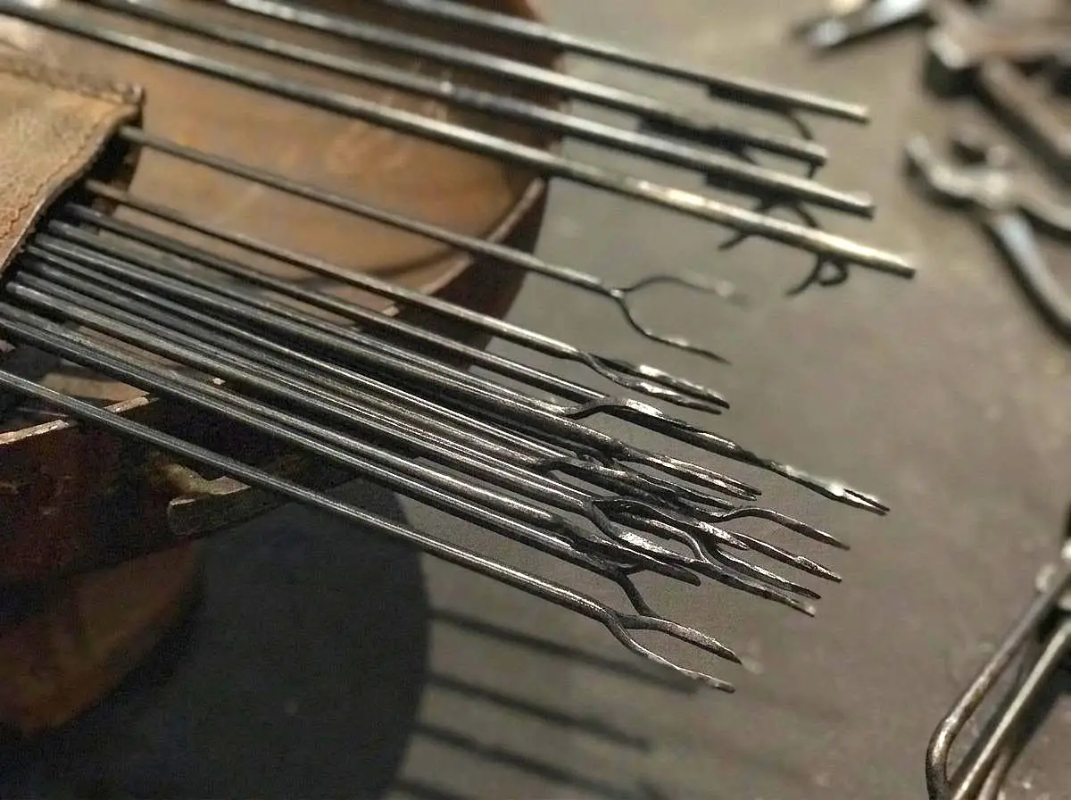 Set Of 2 Handcrafted Marshmallow And Hot Dog Forks - Image 2