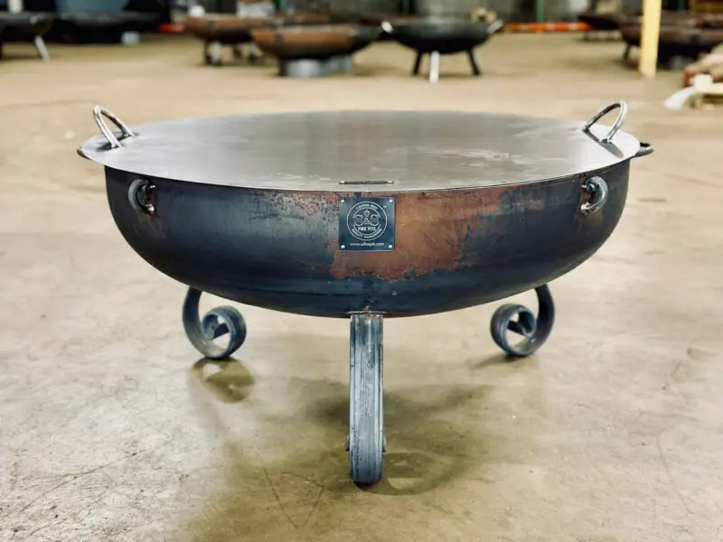 Handcrafted Snuffer Lid For Fire Pit